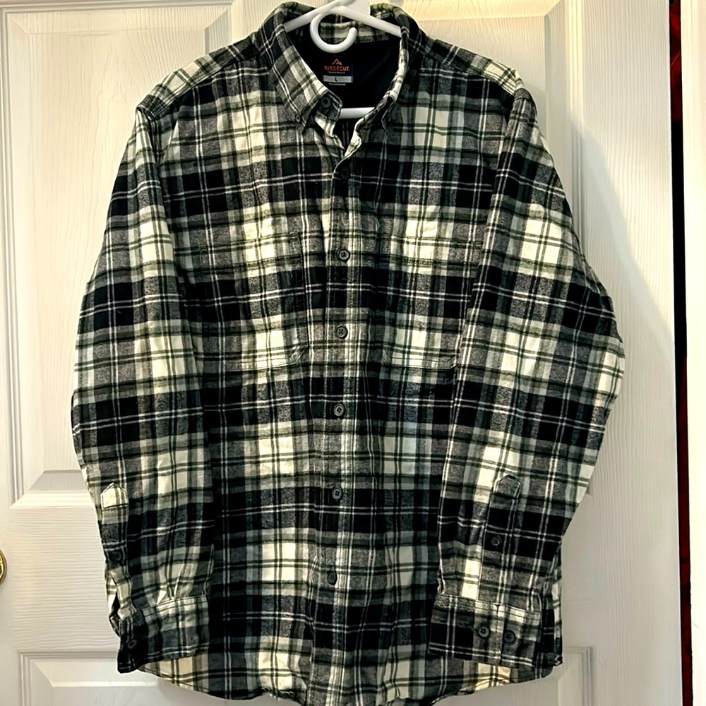 Men’s Lg heavy flannel shirt